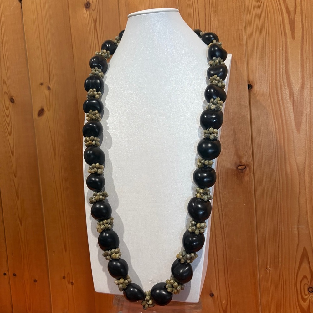 Hawaiian Kukui Nut Lei necklace